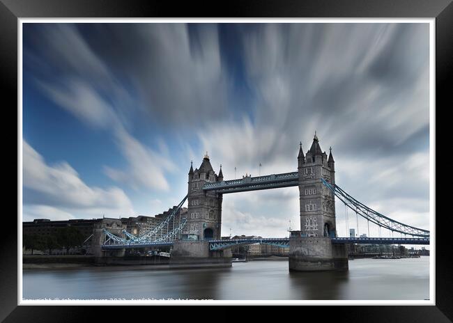 Tower Bridge London  Framed Print by johnny weaver