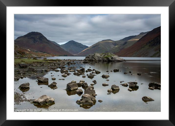 Wastwater Vista Framed Mounted Print by Jim Butler