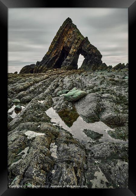 Blackchurch Rock Framed Print by Jim Butler