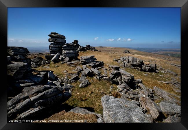 Great Staple Tor Framed Print by Jim Butler