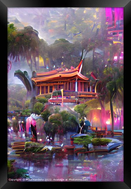 Nan Lian Garden Hong Kong  Framed Print by Mike Hardisty