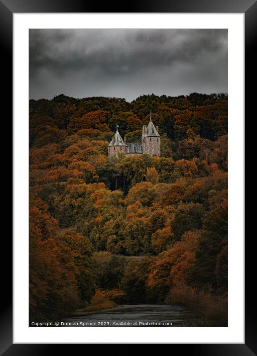 Castell Coch Framed Mounted Print by Duncan Spence