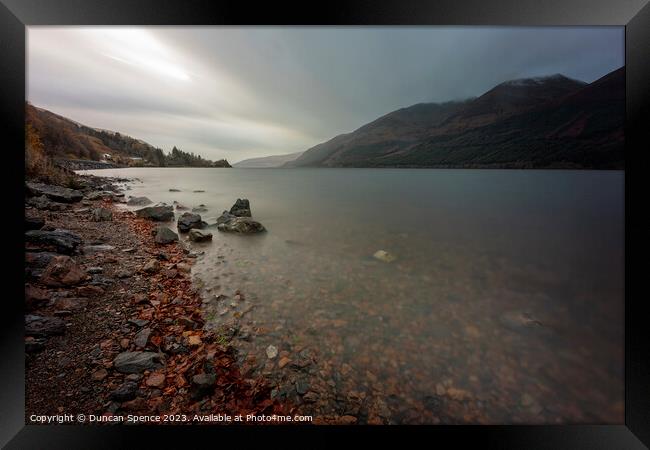 Loch Lochy Framed Print by Duncan Spence