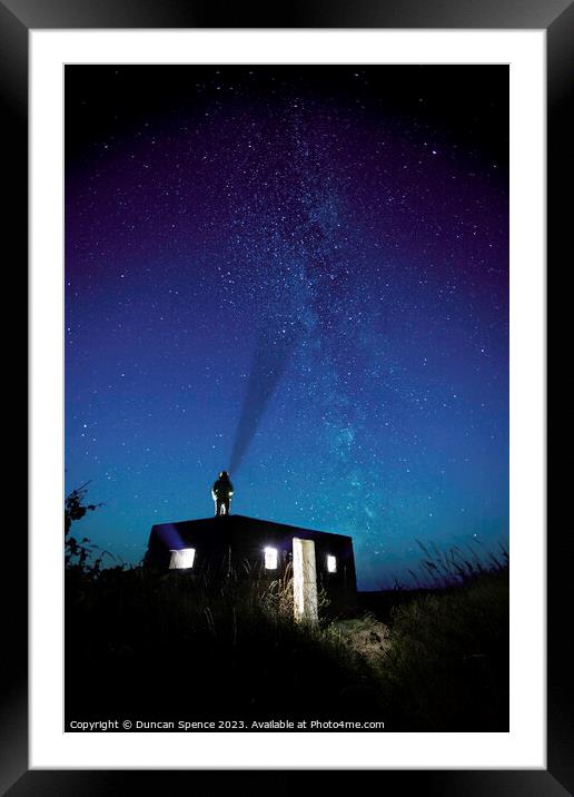 beam me up! Framed Mounted Print by Duncan Spence