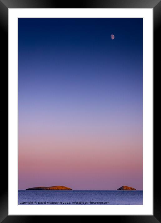 Heavenly Twilight Framed Mounted Print by David McGeachie