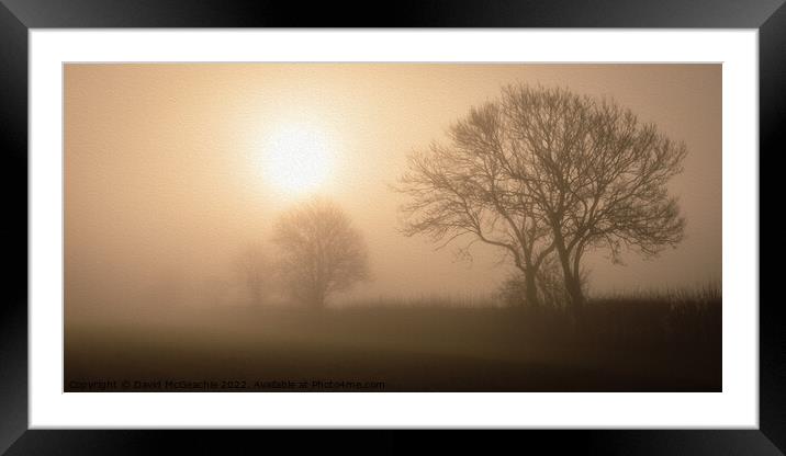 Enchantment in Nottinghamshire Framed Mounted Print by David McGeachie