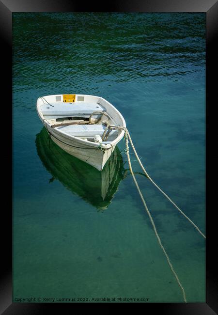 Solitude in Boscastle Framed Print by Kerry Lummus