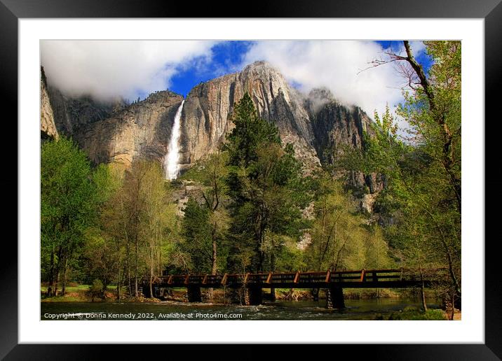 Beautiful Yosemite Framed Mounted Print by Donna Kennedy