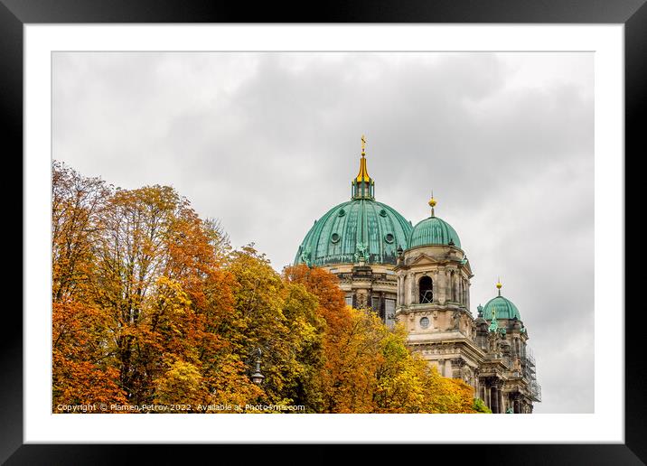 Autumn in Berlin, Germany. Framed Mounted Print by Plamen Petrov