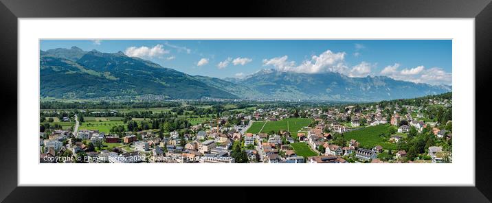 Vaduz, Liechtenstein Framed Mounted Print by Plamen Petrov