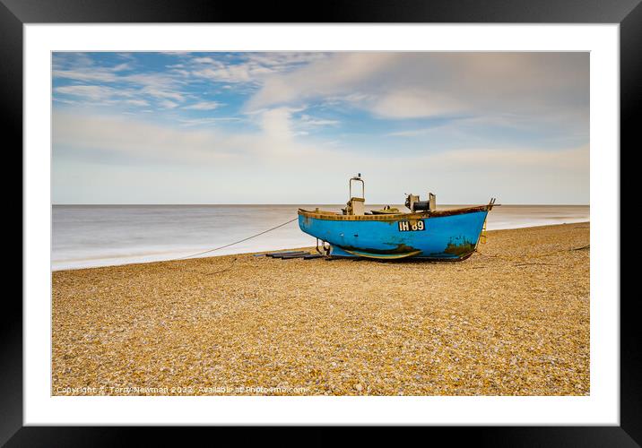 Serenity on the Suffolk Shore Framed Mounted Print by Terry Newman