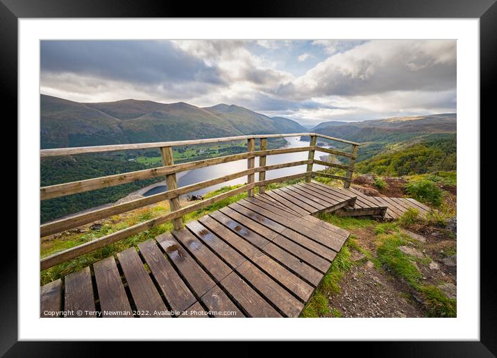 Autumnal Majesty at Raven Crag Framed Mounted Print by Terry Newman