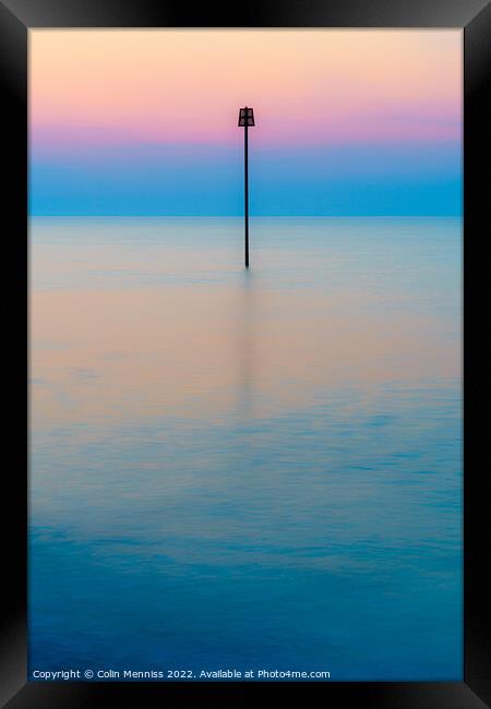 Pastel Perfection Framed Print by Colin Menniss