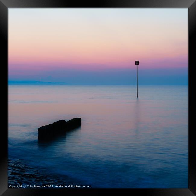Pastel Perfection II Framed Print by Colin Menniss