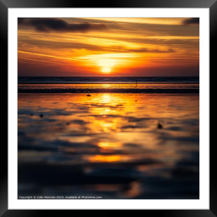 Textures In Light Framed Mounted Print by Colin Menniss