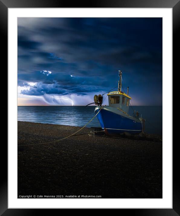 Storm Light Framed Mounted Print by Colin Menniss