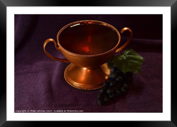 Cup of Wrath 4A Framed Mounted Print by Philip Lehman