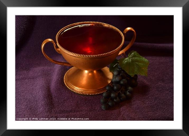 Cup of Wrath 44A  Framed Mounted Print by Philip Lehman