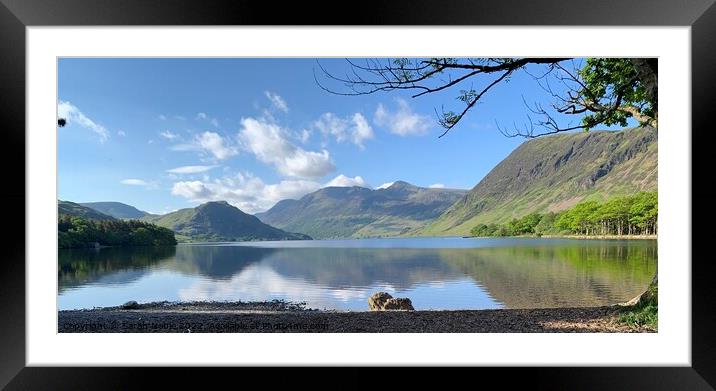 Crummock Water Framed Mounted Print by Sarah Noble