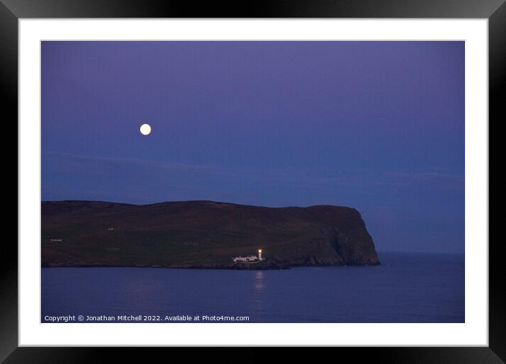 Isle of Noss, Shetland Islands, Scotland, 2011 Framed Mounted Print by Jonathan Mitchell