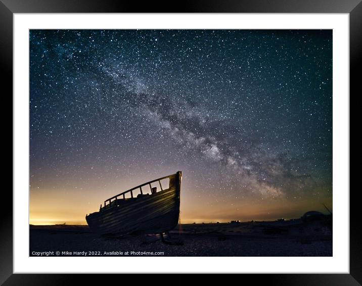 Sailing the Stars Framed Mounted Print by Mike Hardy