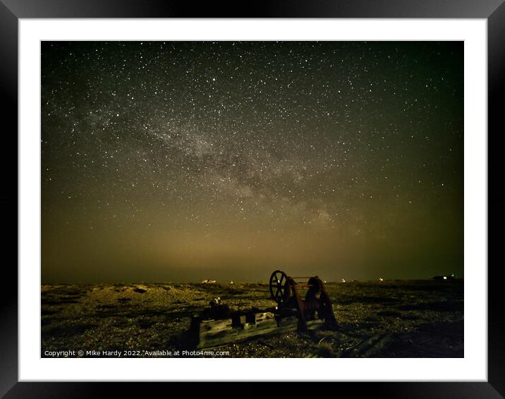 Winching the stars Framed Mounted Print by Mike Hardy