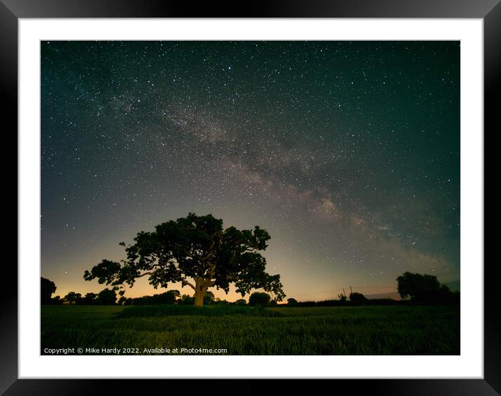 Sleeping with the stars Framed Mounted Print by Mike Hardy