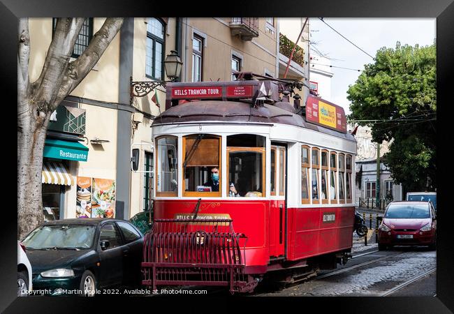 A tram  Framed Print by Martin Pople