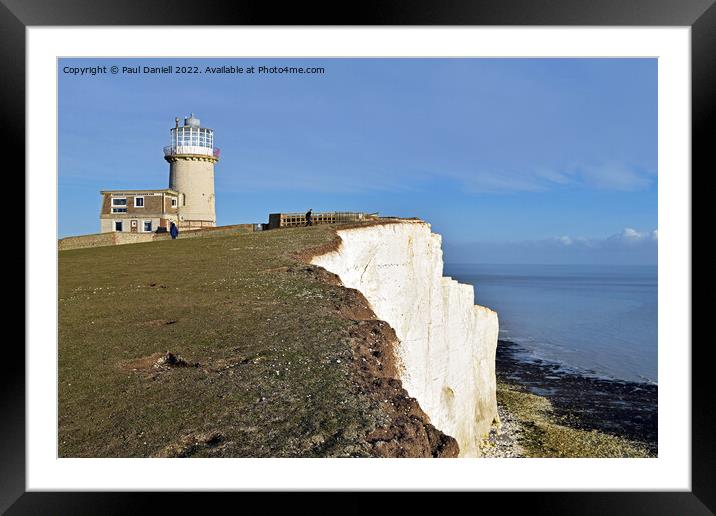 Belle Tout Lighthouse Framed Mounted Print by Paul Daniell