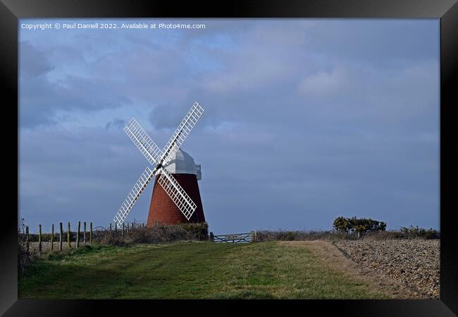 Halnaker windmill Framed Print by Paul Daniell