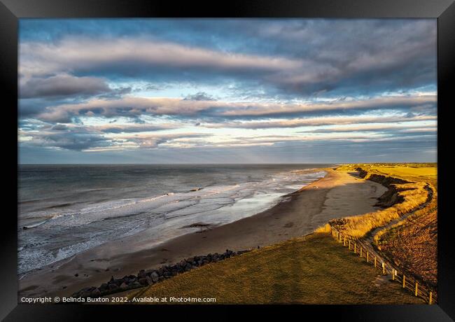 Norfolk Coastline Framed Print by Belinda Buxton