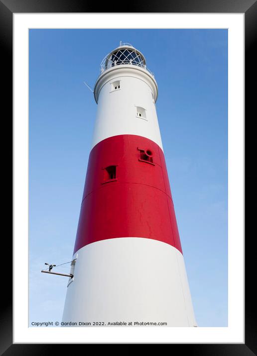 Portland Bill Lighthouse, Dorset Framed Mounted Print by Gordon Dixon