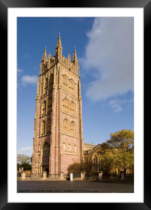 St. Mary Magdalene Church in Taunton, Somerset Framed Mounted Print by Gordon Dixon