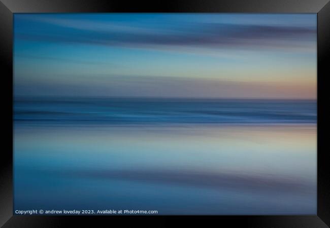 cromer reflections ICM Framed Print by andrew loveday