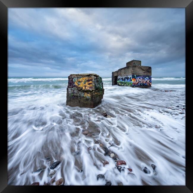 Stormy Sea Framed Print by Andreas Vitting