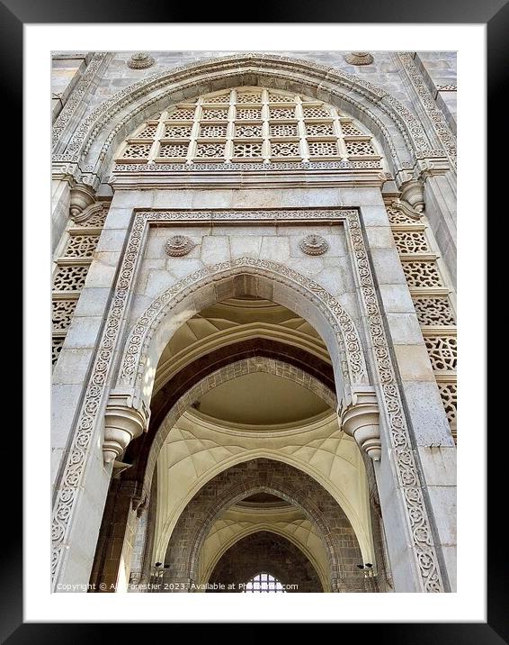 Sideview of the Gateway of India Framed Mounted Print by Alix Forestier