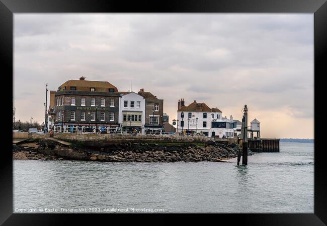 Portsmouth Framed Print by Eszter Imrene Virt