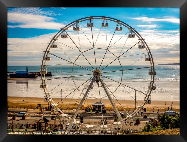 Scarborough Eye Framed Print by Tony Millward