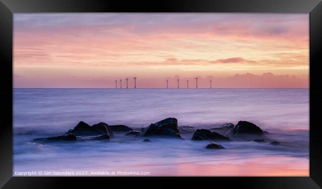 Caister at Dawn Framed Print by Ian Saunders
