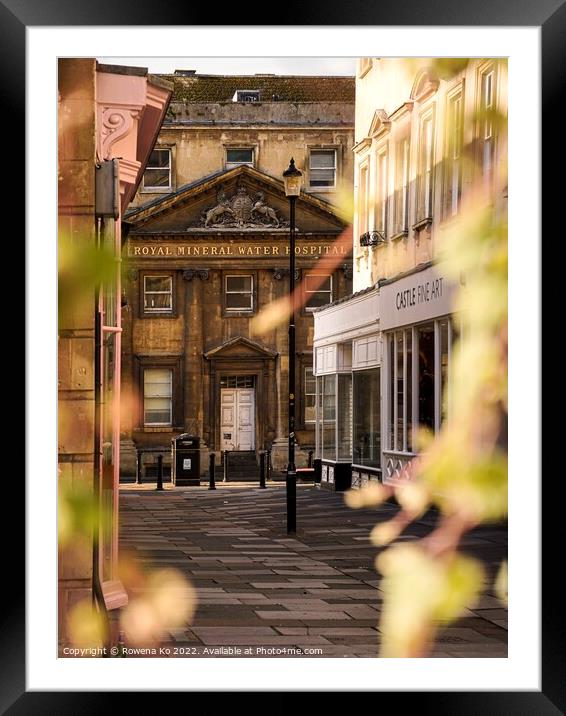 Morning View of Old Bond Street Framed Mounted Print by Rowena Ko