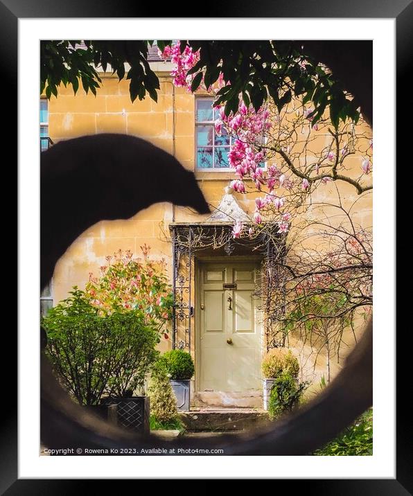 Secret Garden in Spring time  Framed Mounted Print by Rowena Ko