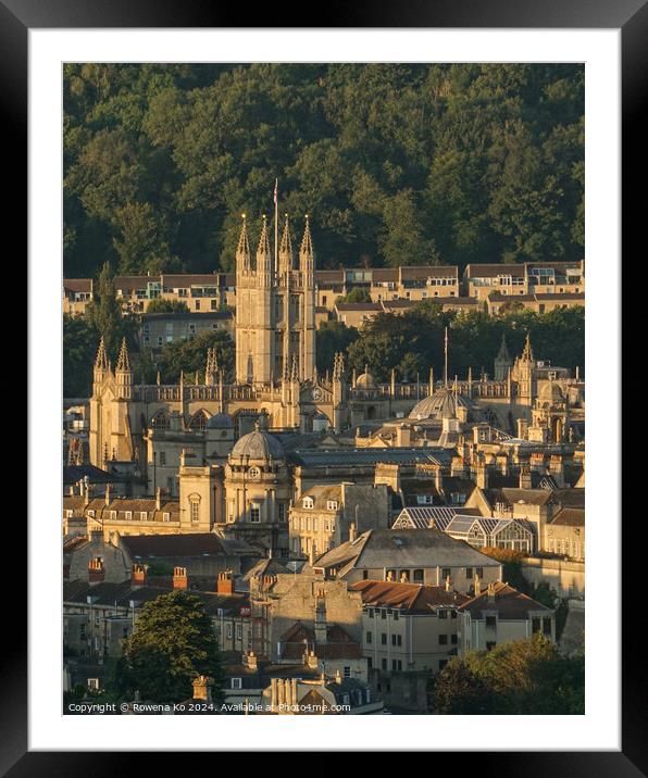 Photography of cotswold city Bath, somerset, UK  Framed Mounted Print by Rowena Ko