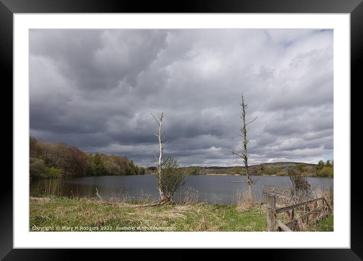 Storm Clouds Gather Framed Mounted Print by Mary M Rodgers