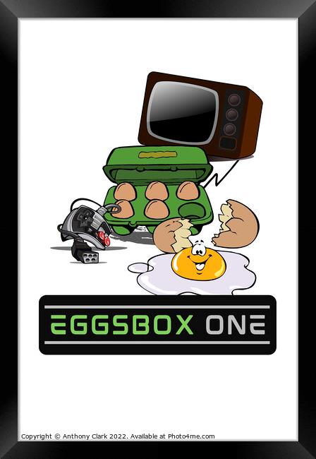 Eggs Box One Framed Print by Anthony Clark