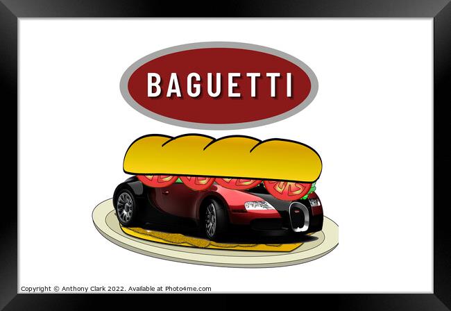 Baguetti Framed Print by Anthony Clark