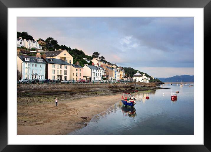 Low Tide at Aberdovey Framed Mounted Print by Dave Urwin