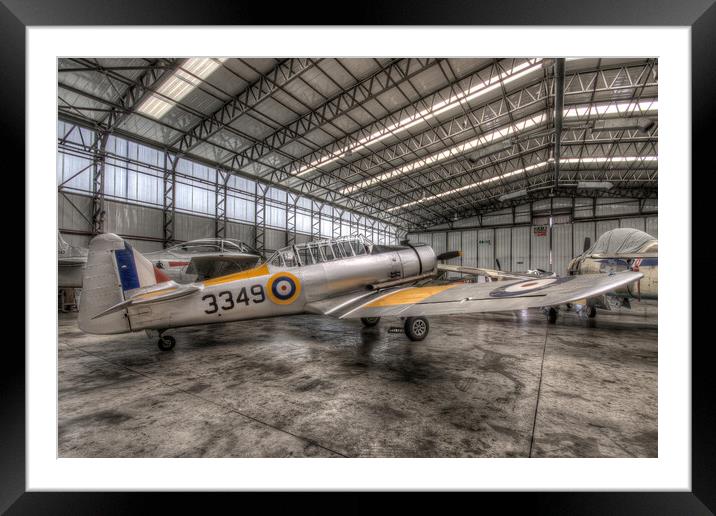 North American NA-64 Yale at IWM Duxford Framed Mounted Print by Dave Urwin