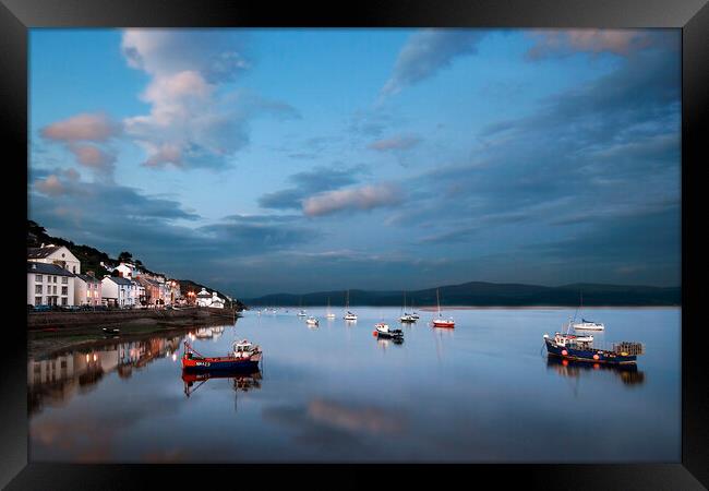 Twilight On The Dovey Estuary  Framed Print by Dave Urwin