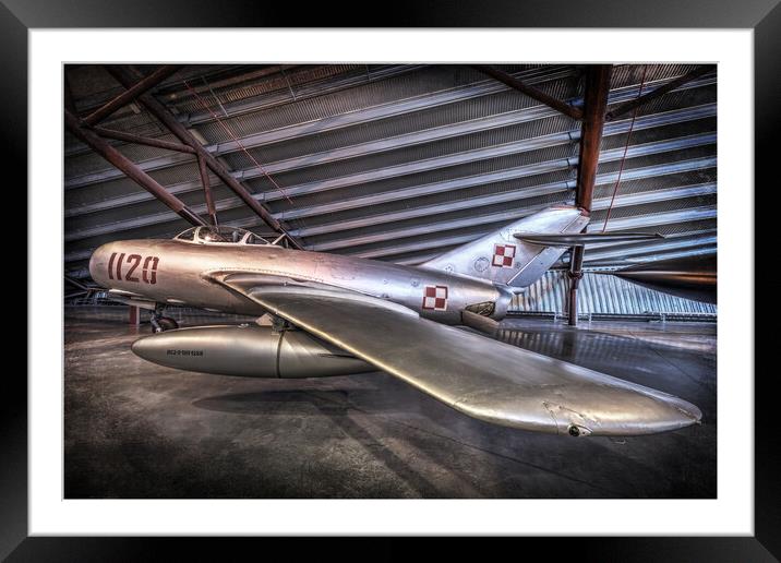 Mikoyan-Gurevich MiG-15bis Framed Mounted Print by Dave Urwin