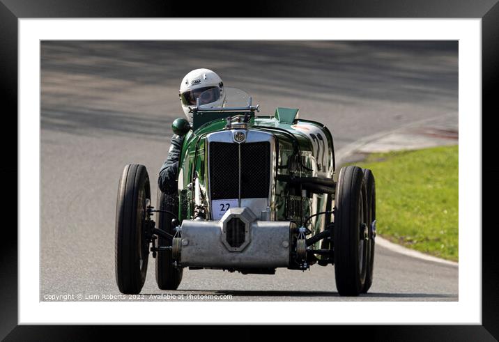 VIntage Motor Sports Car  Framed Mounted Print by Liam Roberts